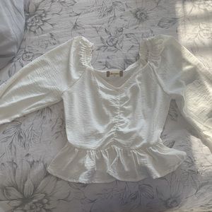 Altar’d State White Longsleeve Top